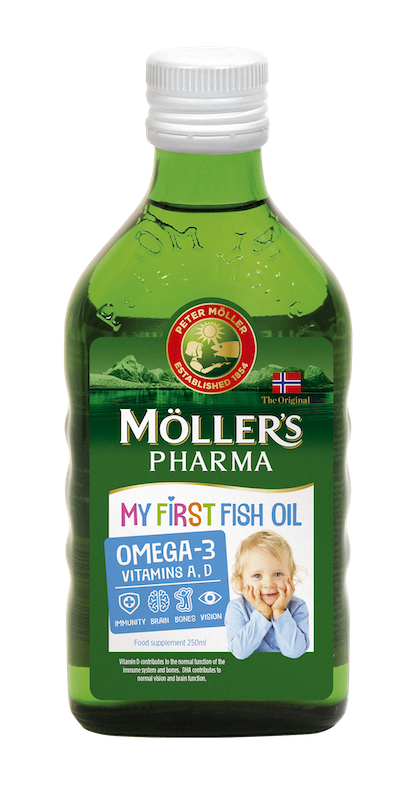 Moller’s Baby mana pirmā zivju eļļa