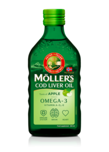 Moller's Zivju eļļa ar ābolu garšu