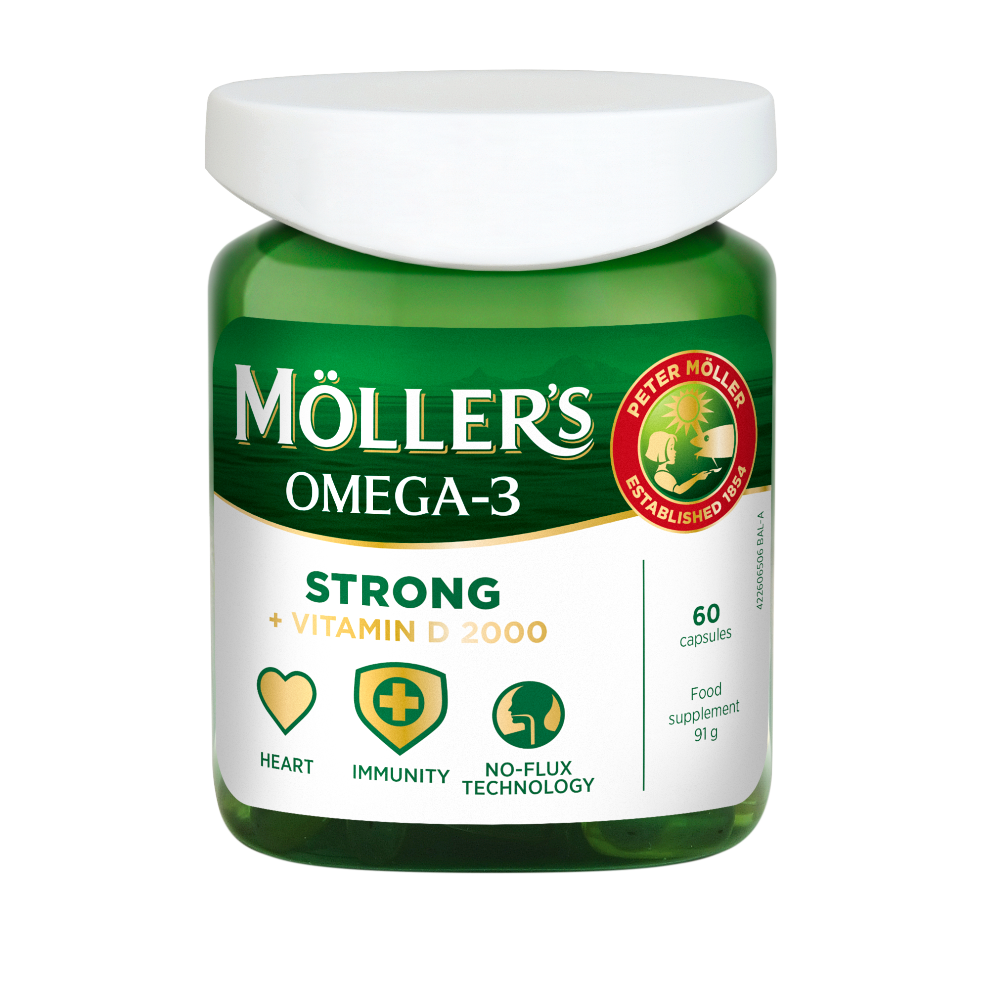 Möller’s Strong + D vitamin 2000IU